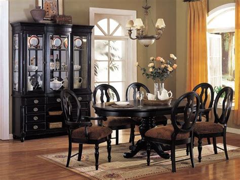 Wine & dine let's face it: Black Dining Room Furniture - efistu.com in 2020 | Dining ...