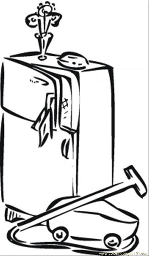 Free coloring pages with the vacuum for boys and girls. Vacuum Coloring Page Coloring Pages