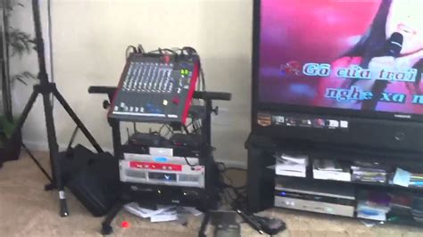 So the first thing you need to do, is connect your microphone to the mixer. Bose karaoke system - YouTube
