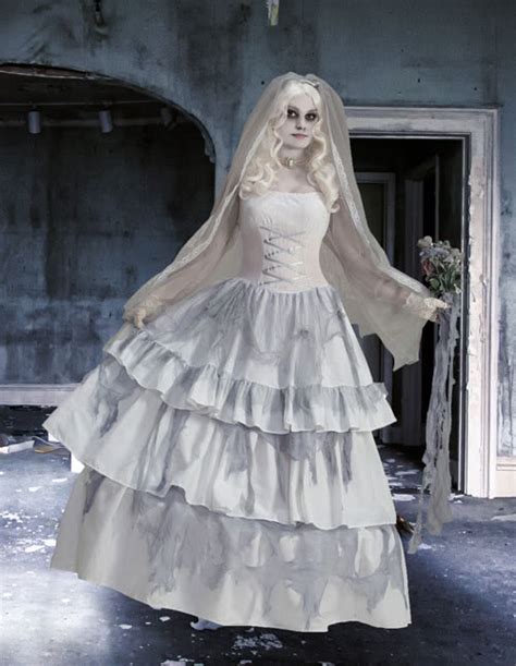 Victorian Ghost Bride Costume For Women Ubicaciondepersonascdmxgobmx