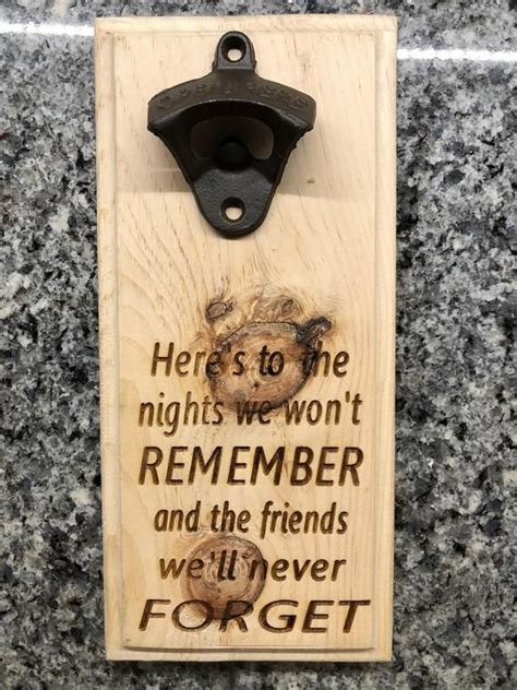 Consider putting the finished photo first, however this is not a civility is a requirement for participating on /r/diy. Magnetic bottle opener | Magnetic bottle opener, Diy wood signs, Bottle opener