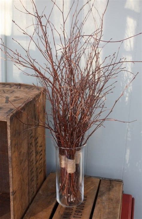 Shop wayfair for the best decorative twigs for vases. Wrapped twigs in vase. | Twig centerpieces, Nature ...