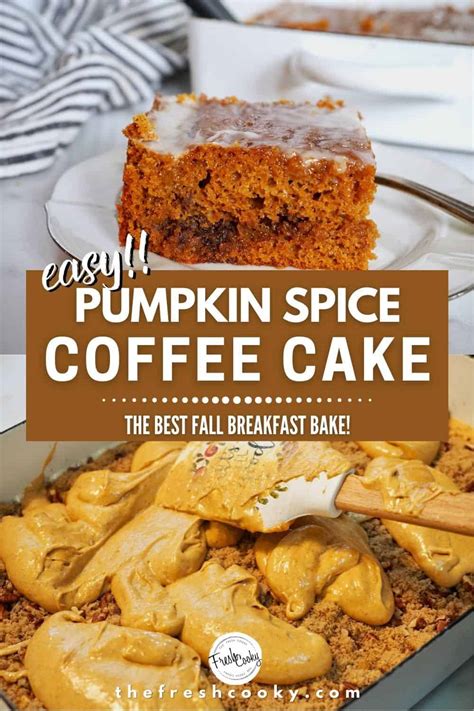 This homemade pumpkin spice recipe takes just minutes to mix up—with several ingredients that you may already have in your pantry! Easy Pumpkin Spice Coffee Cake • The Fresh Cooky
