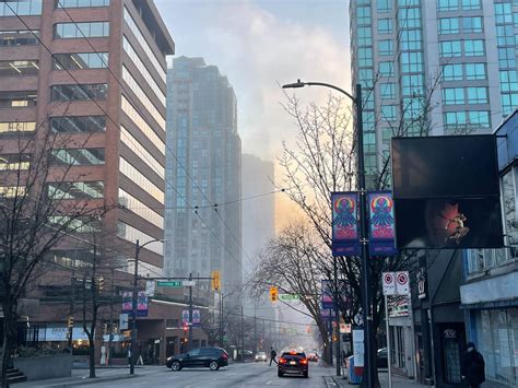 Vancouver Wakes Up To Foggy Chilly Morning Photos News