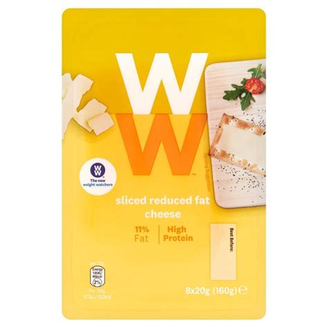 Morrisons Weight Watchers Reduced Fat Mature Cheese 8 Slices 160gproduct Information