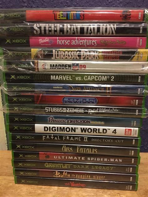Some Of My More Notable Original Xbox Games Gamecollecting