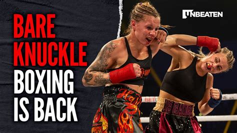 How Bare Knuckle Boxing Is Making A Comeback Youtube