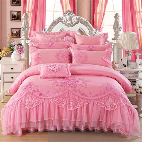 Buy 810pcs Luxury Pink Color King Queen Size Royal