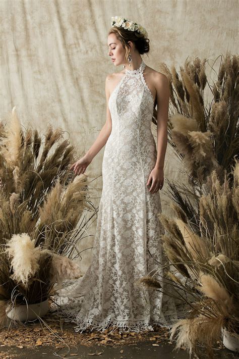Vanessa Lace Bohemian Wedding Dress Dreamers And Lovers