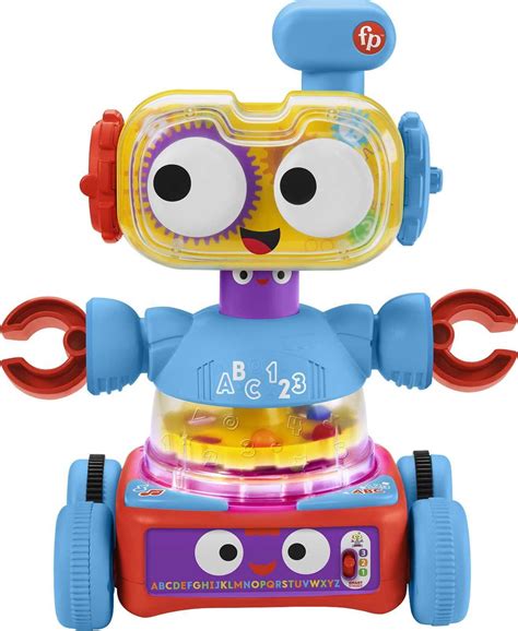 Fisher Price 4 In 1 Robot Baby To Preschool Learning Toy With Lights