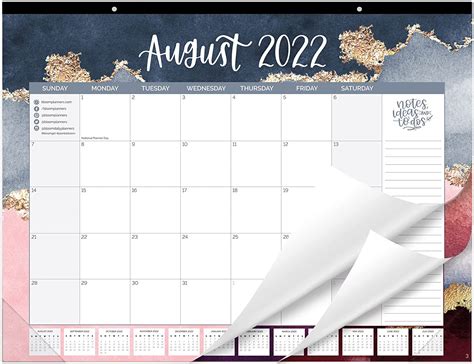 Buy Bloom Daily Planners 2022 2023 Academic Year Desk Calendar 21 X