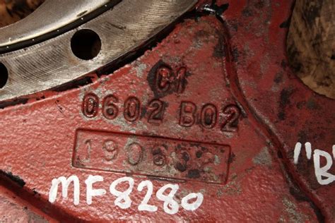 Massey Ferguson 8280 Left Brake Housing Rear Transmission Tractors