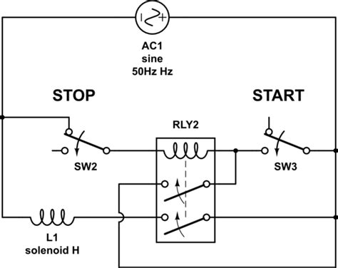 Diagram Electrical Relay Circuit Diagram Mydiagramonline