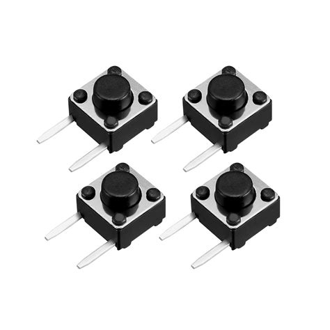6x6x5mm Panel Microsmall Pcb Side 2pin Tact Push Button Switch Dip
