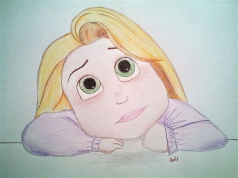 Tangled rapunzel, tangled rapunzel flynn rider pocahontas youtube, youtube, disney princess. Baby Rapunzel! - amitmerchant - Drawings & Illustration ...