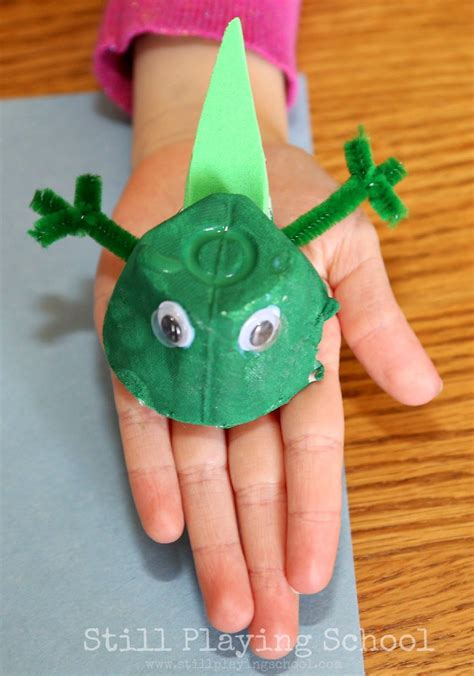 Frog Life Cycle Recycled Craft Still Playing School