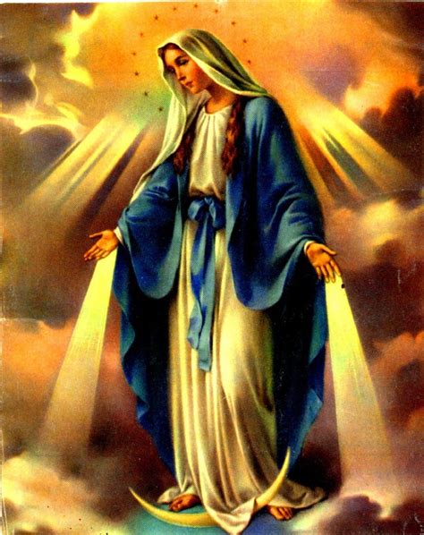 Virgencita Estampas Madre Bendita Santísima Virgen María Y Pintura