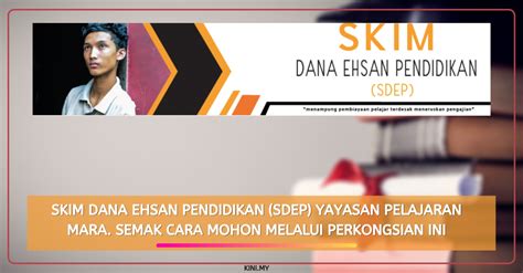 Yayasan pelajaran mara click image to enlarge. Skim Dana Ehsan Pendidikan (SDEP) Yayasan Pelajaran MARA ...