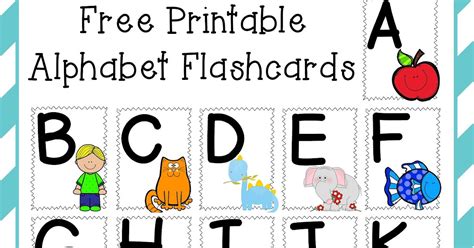 The Cozy Red Cottage Free Printable Alphabet Flashcards
