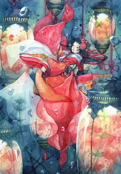 Alice In Wonderland Re Imagined With Japanese Artwork Gorgeous