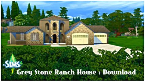 The game begins with a brief introduction to your character: Pandashtproductions: Grey Stone Ranch House • Sims 4 Downloads