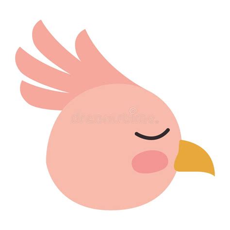 Cute Bird Head Icon Stock Vector Illustration Of Symbol 144132431