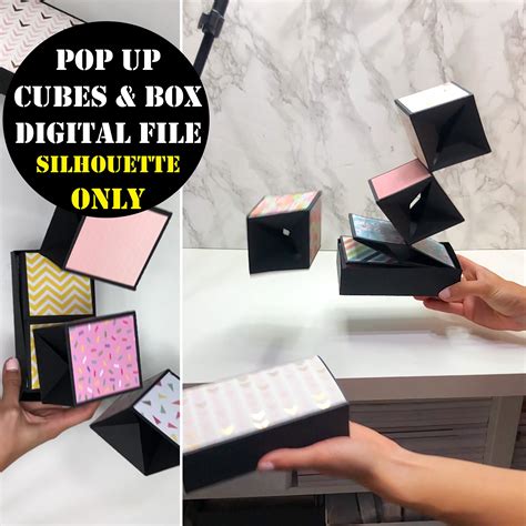 Pop Up Box Card Svg How To Make A Pop Up Box Birthday Card On The