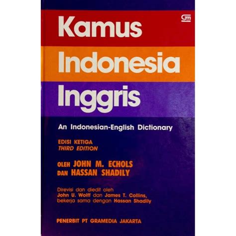 Kamus Indonesia Inggris Dictionary Rd Revised Edition Winc