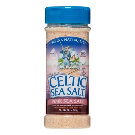 Celtic Sea Salt Pink Coarse Salt Shaker 10 Oz