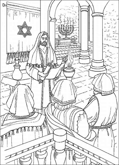 Mom huging daugther free coloring pages. Jesus in the temple | Sunday school coloring pages, Bible ...