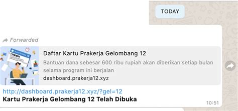 Bagi yang belumbuat akun atau belum daftar kartu prakerja gelombang 16, bisa buka link daftarnya di www.prakerja.go.id. Benarkah Ini Link Daftar Kartu Prakerja Gelombang 12 ...