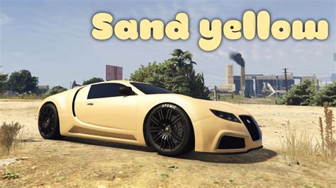 Gta 5 Online - Sand Yellow (Modded Crew Color) - YouTube