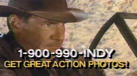 80s Commercial Indiana Jones 1 900 Commercial Harrison Ford 80s
