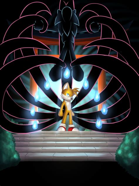 Nine Tails By Lord Kiyo On Deviantart Sonic Fan Art Sonic Art Sonic