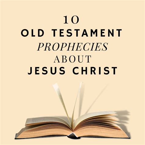10 Messianic Old Testament Prophecies About Jesus Christ Owlcation