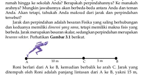 Jarak Dan Perpindahan Definisi Pengertian Rumus Contoh Soal Dan