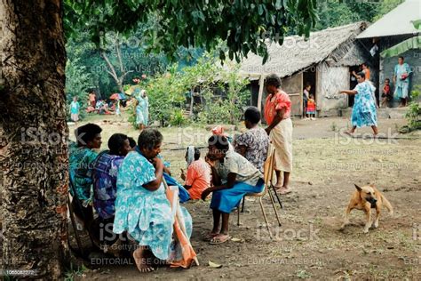 Local Villagers Woman Waiting For A Circumcision Celebration At The