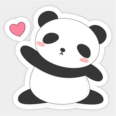Kawaii Cute Panda Bear T Shirt Cute Pandas Sticker Teepublic