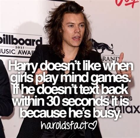 Nice To Know Harry Styles Facts Harry Styles Funny One Direction Quotes