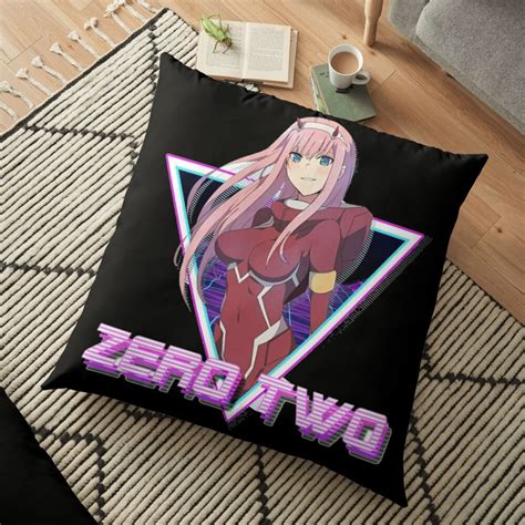 Zero Two Anime 8 Floor Pillow For Sale By Samereisheh Redbubble