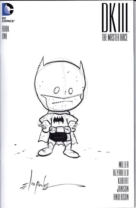 Dk3 Sketch Cover Chris Eliopoulos In Rob Ts Dark Knight 3 Sketch