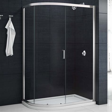Merlyn Mbox Single Door Offset Quadrant Shower Enclosure 1200 X 900mm