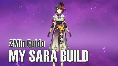 How To Build Kujou Sara An Insane Electro Support Genshin Impact