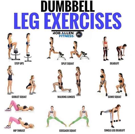 Dumbell Leg Exercises In 2020 Leg Workout Glutes Workout Exercise