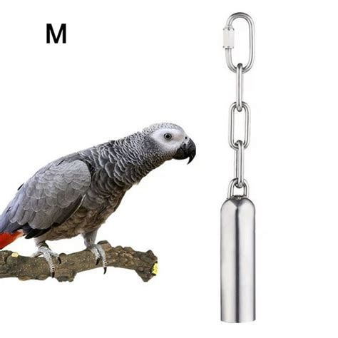 Squirrel Bell Swing Bells Medium Large Parrot Toy Stainless Steel Bell