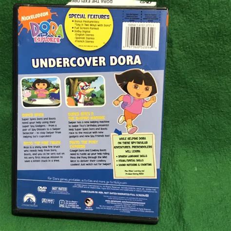 Dora The Explorer Undercover Dora Dvd 540 Picclick
