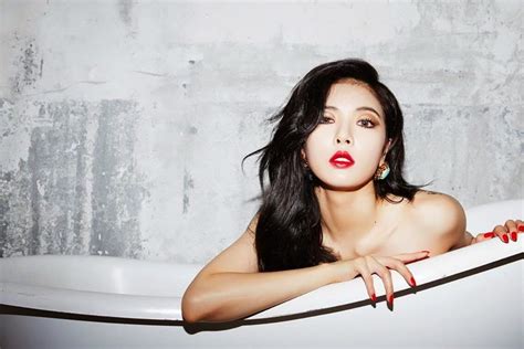 Hyuna Poses Sexily In A Bathtub For A Talk Comeback Daily K Pop News