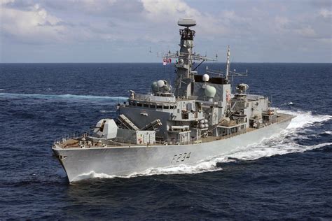 Three Royal Navy Ships Enroute To Baltops 15 Royal Navy
