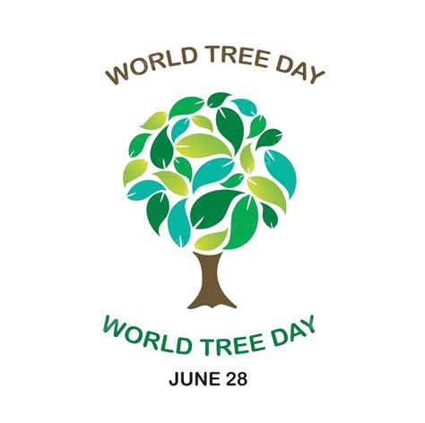 World Tree Day June 28 June Tree Crop Vector June Tree Crop Png And