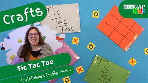 Tic Tac Toe Sunday School Bible Crafts For Kids Truthfulness For